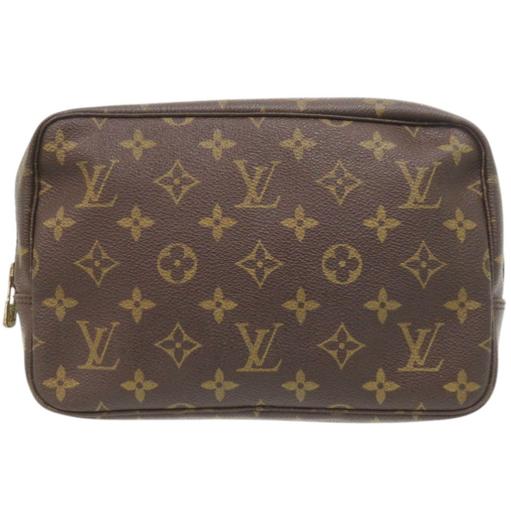 LOUIS VUITTON Authentic Brown Monogram Pouch - Picture 1 of 9